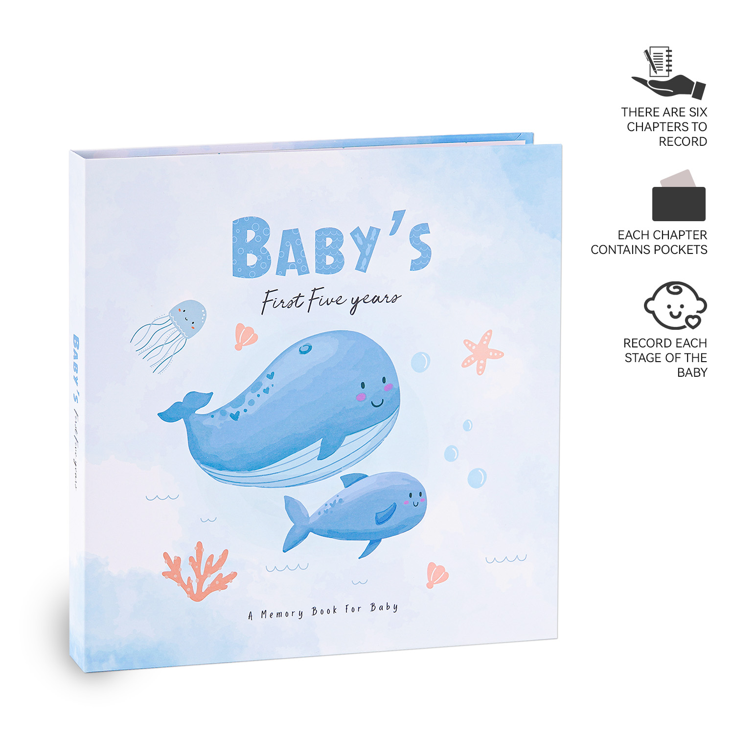 Custom Photo Book - Baby Growth Photo Album Our First