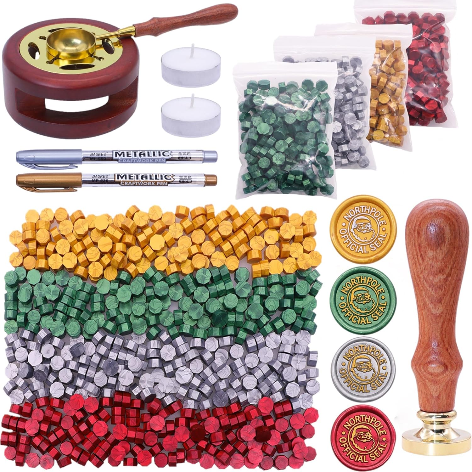 Christmas Seal Wax Kit - 800pc - đánh giá và giá Wax Seal Letter Kit