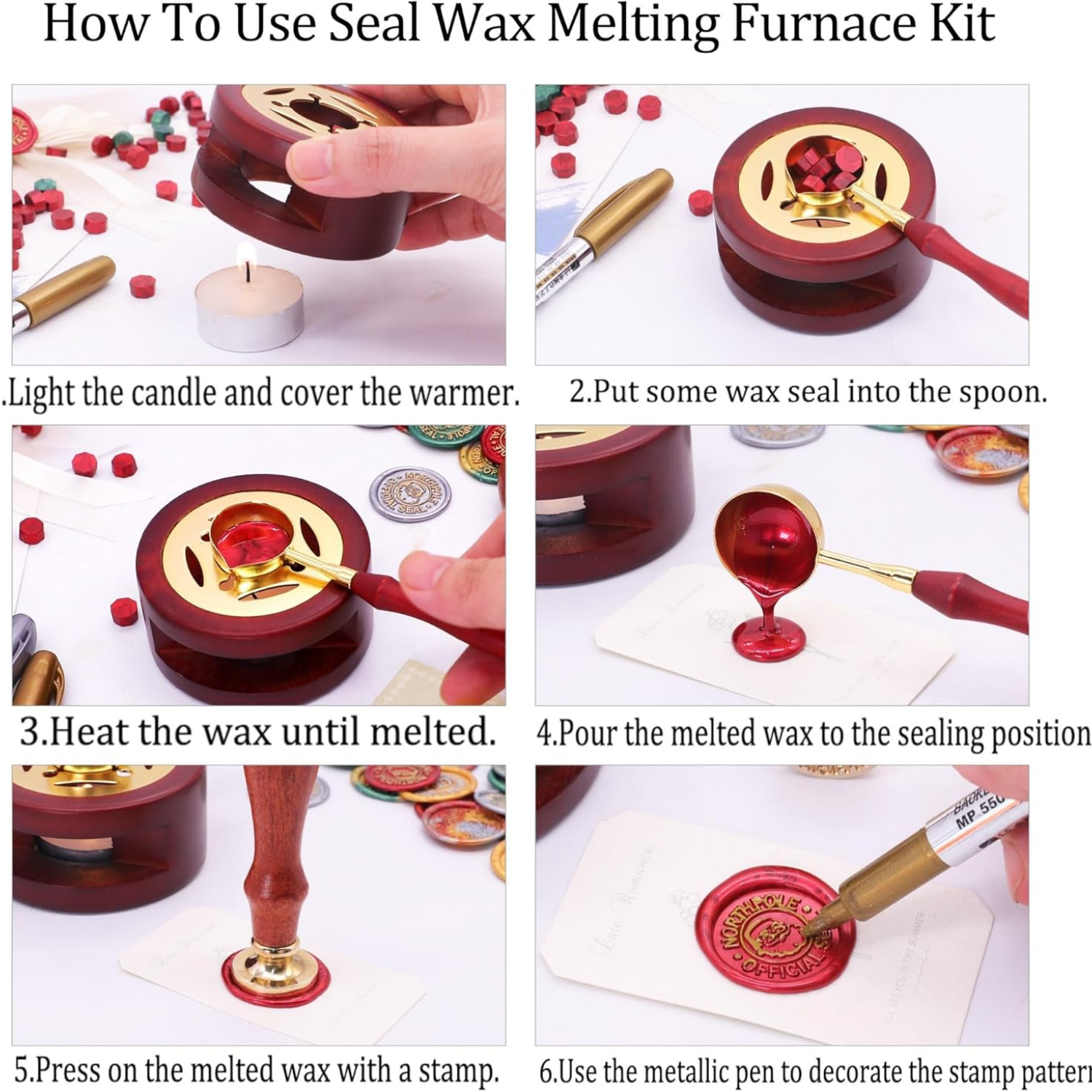 Christmas Seal Wax Kit - 800pc - đánh giá và giá Wax Seal Letter Kit