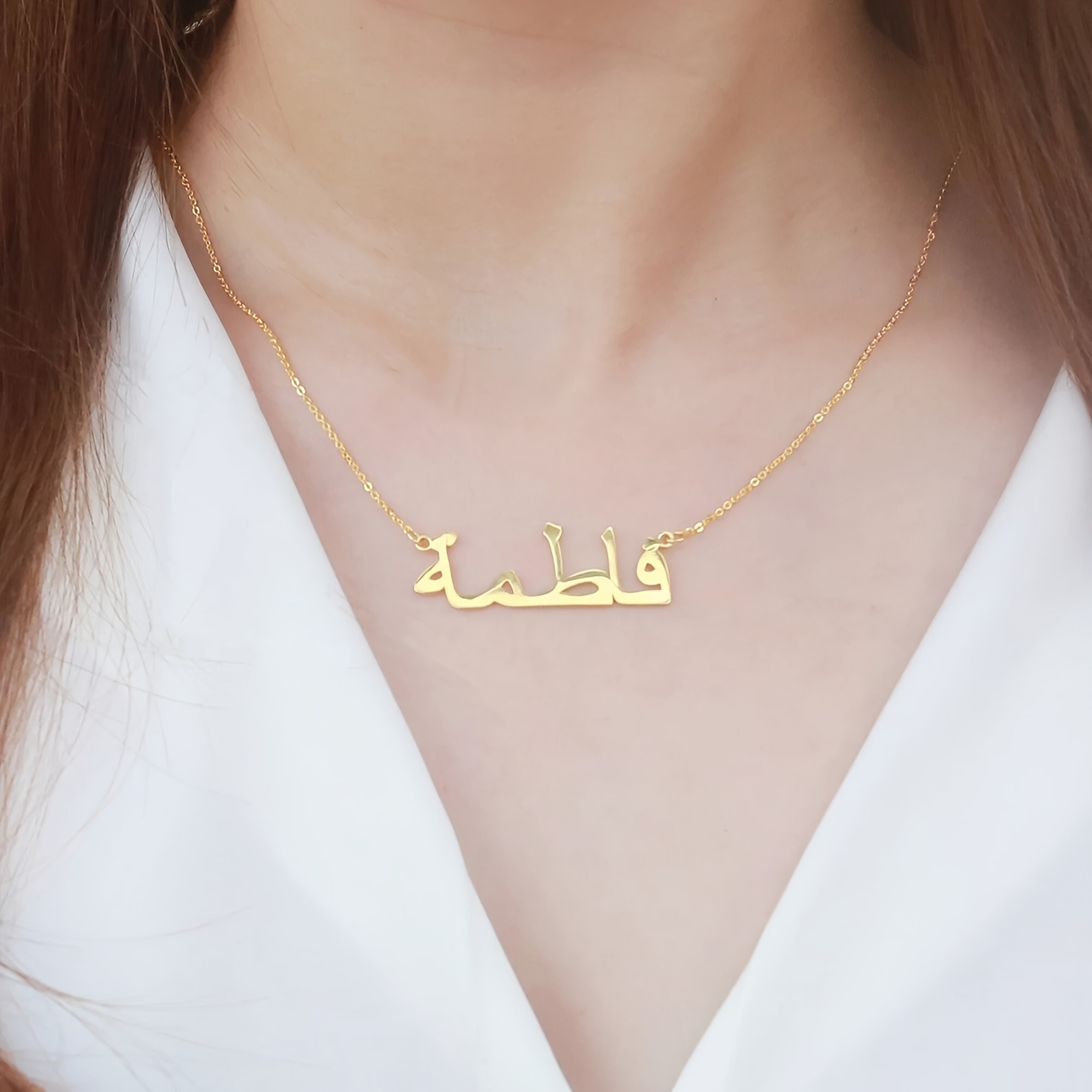 Personalized Custom Arabic Nam - đánh giá và giá Name Necklace Custom