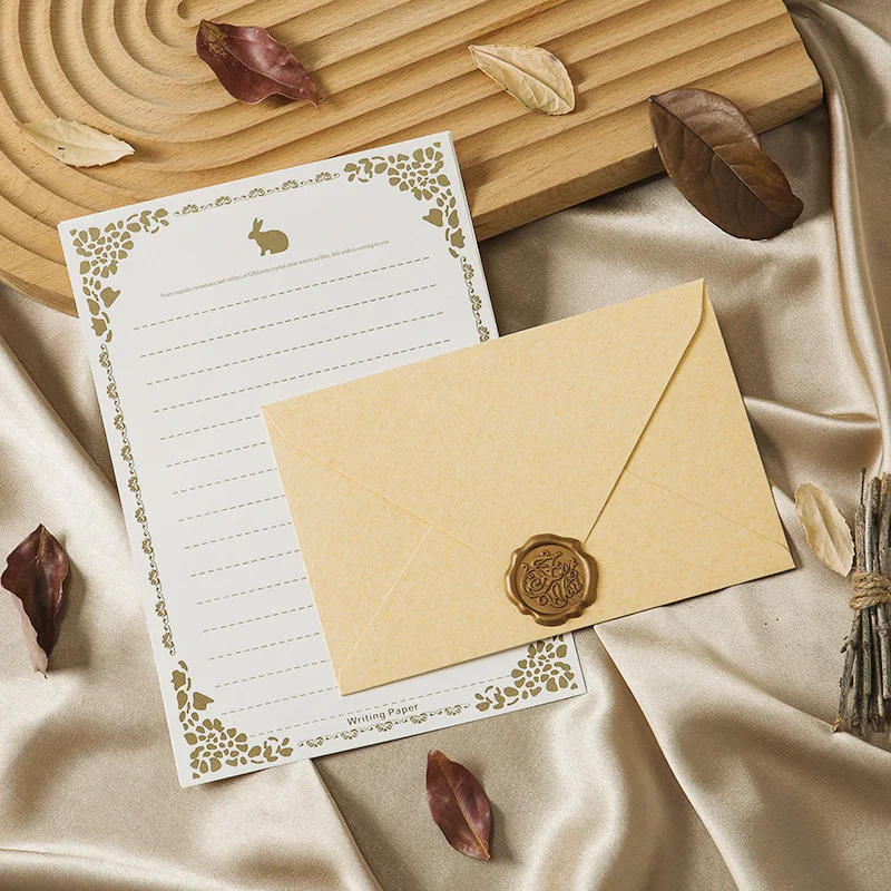 Letter Writing Stationery Set  - đánh giá và giá Wax Seal Letter Kit