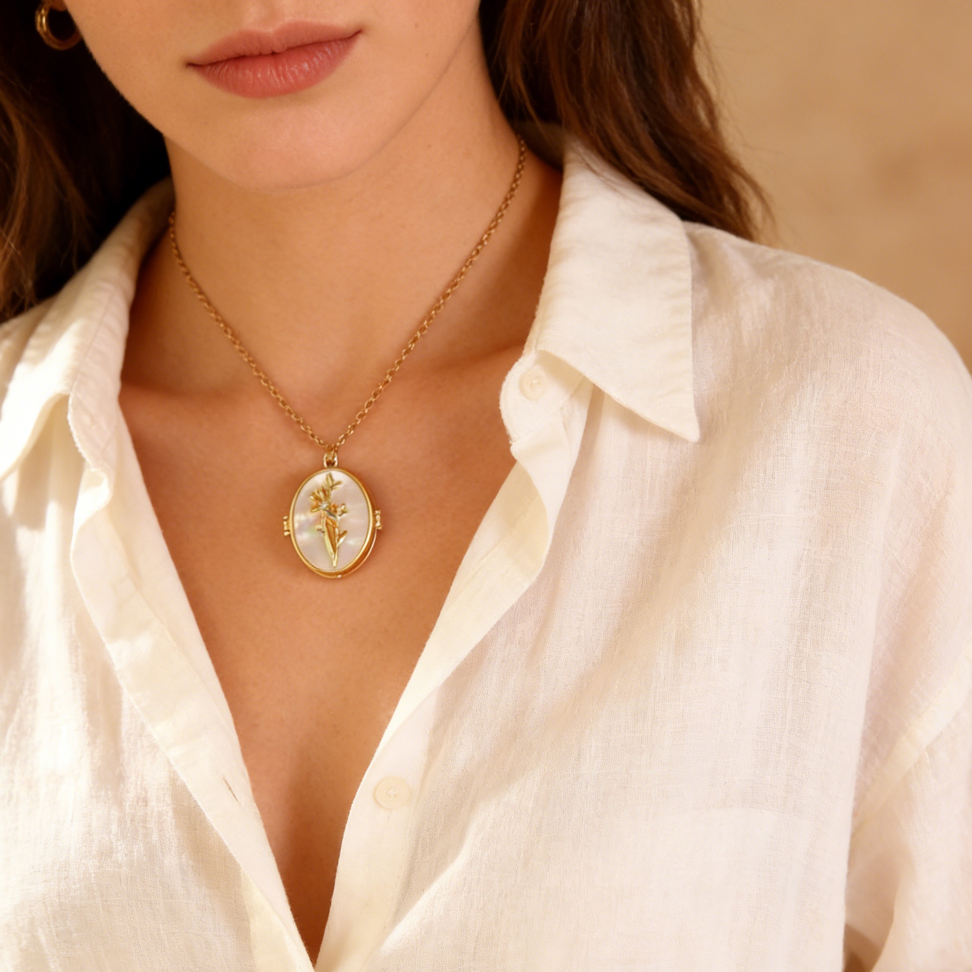 Diamon Birth Flower Custom Col - đánh giá và giá Birth Flower Necklace