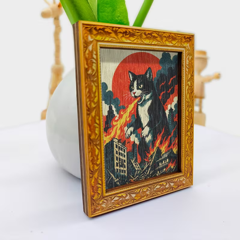 Simple wooden personalized ref - đánh giá và giá Engraved Wood Frame