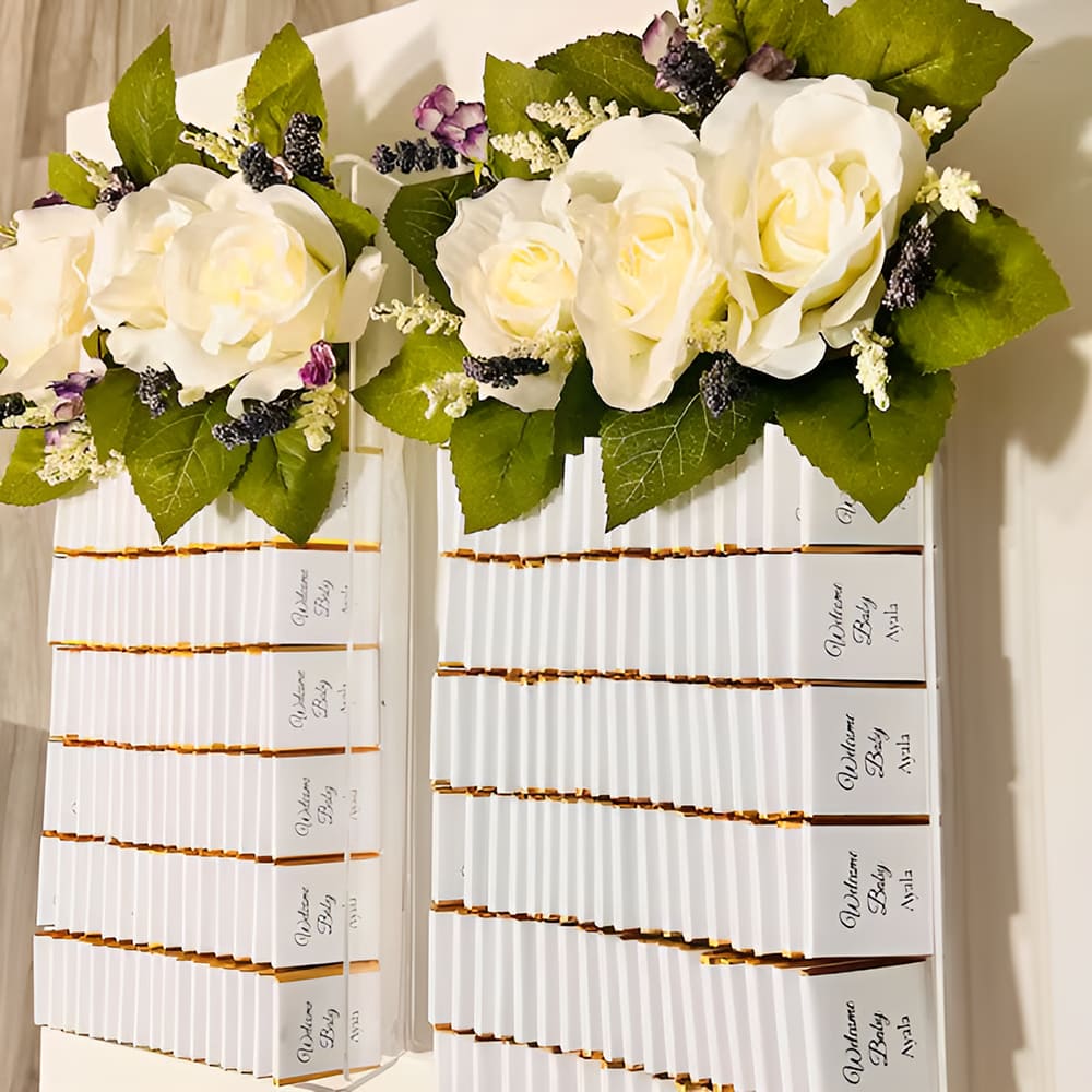 50pcs Wedding Chocolate Packin - đánh giá và giá Personalised Candle Label