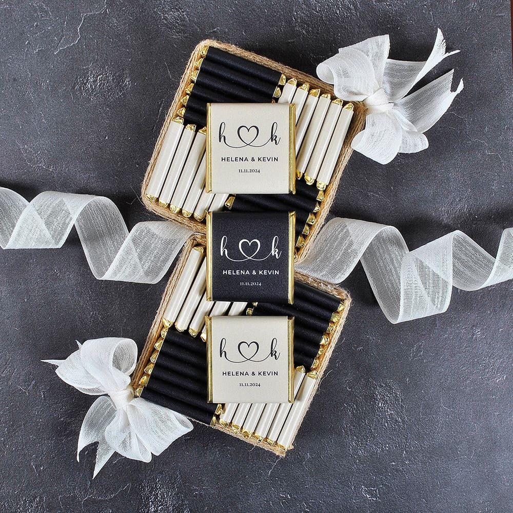50pcs Wedding Chocolate Packin - đánh giá và giá Personalised Candle Label