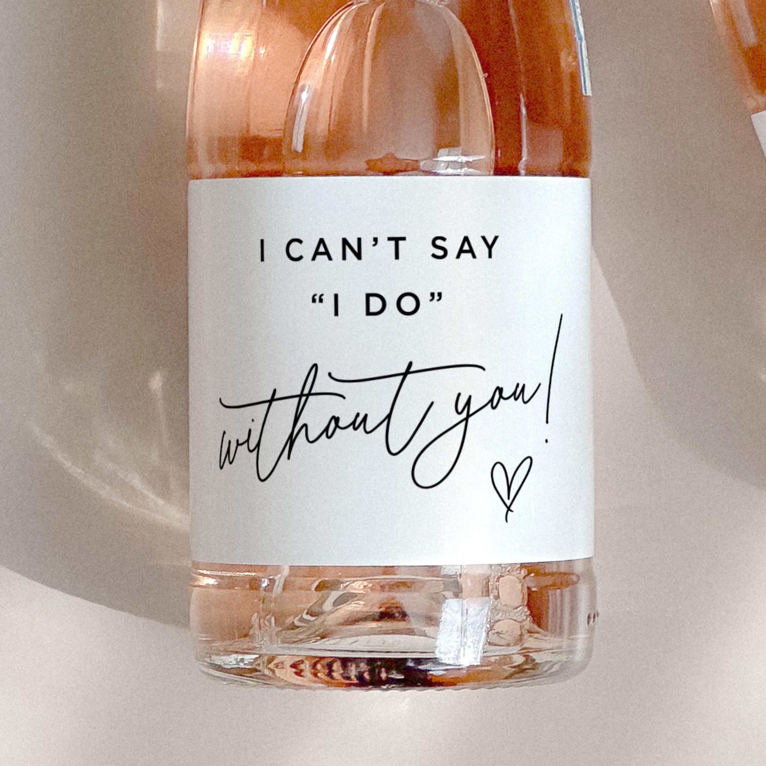 Bridesmaid Proposal Mini Champ - đánh giá và giá Personalised Candle Label