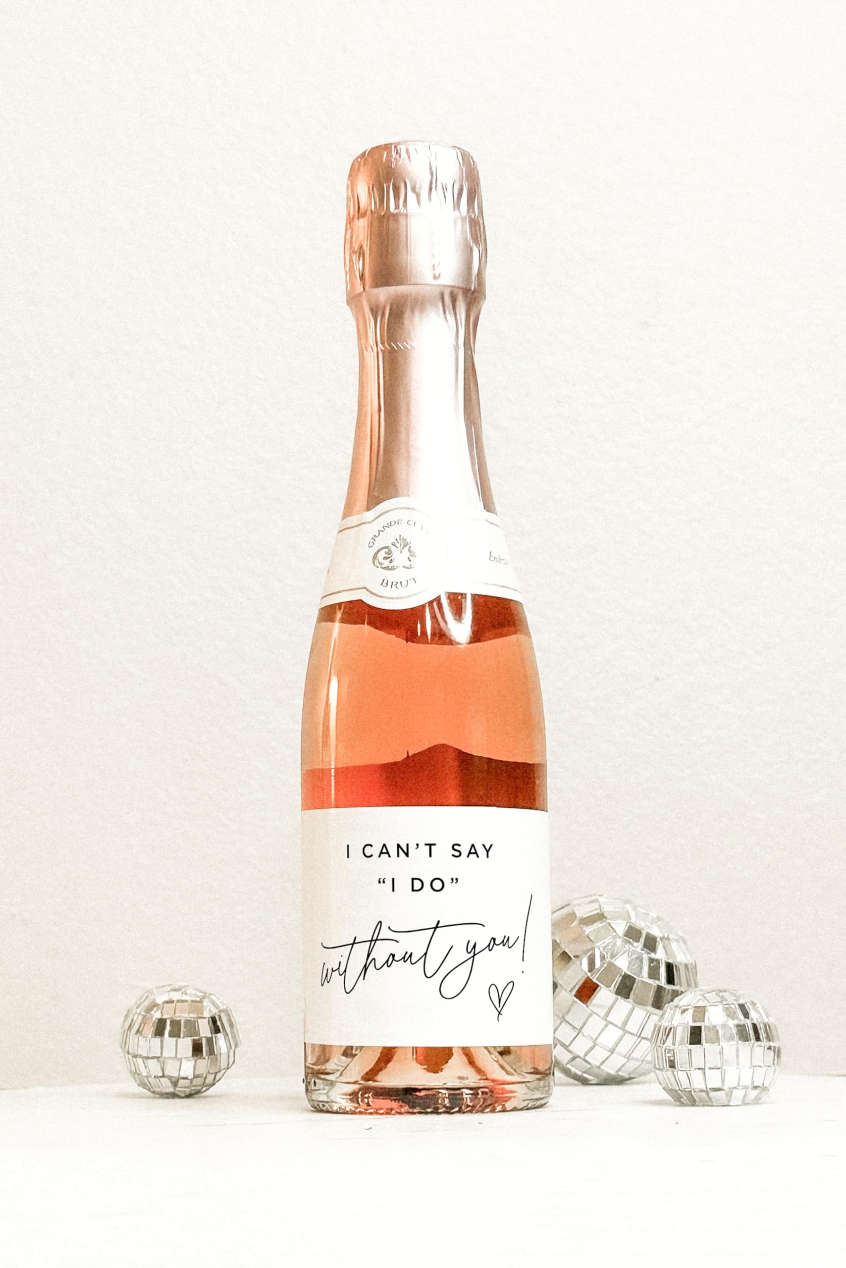 Bridesmaid Proposal Mini Champ - đánh giá và giá Personalised Candle Label