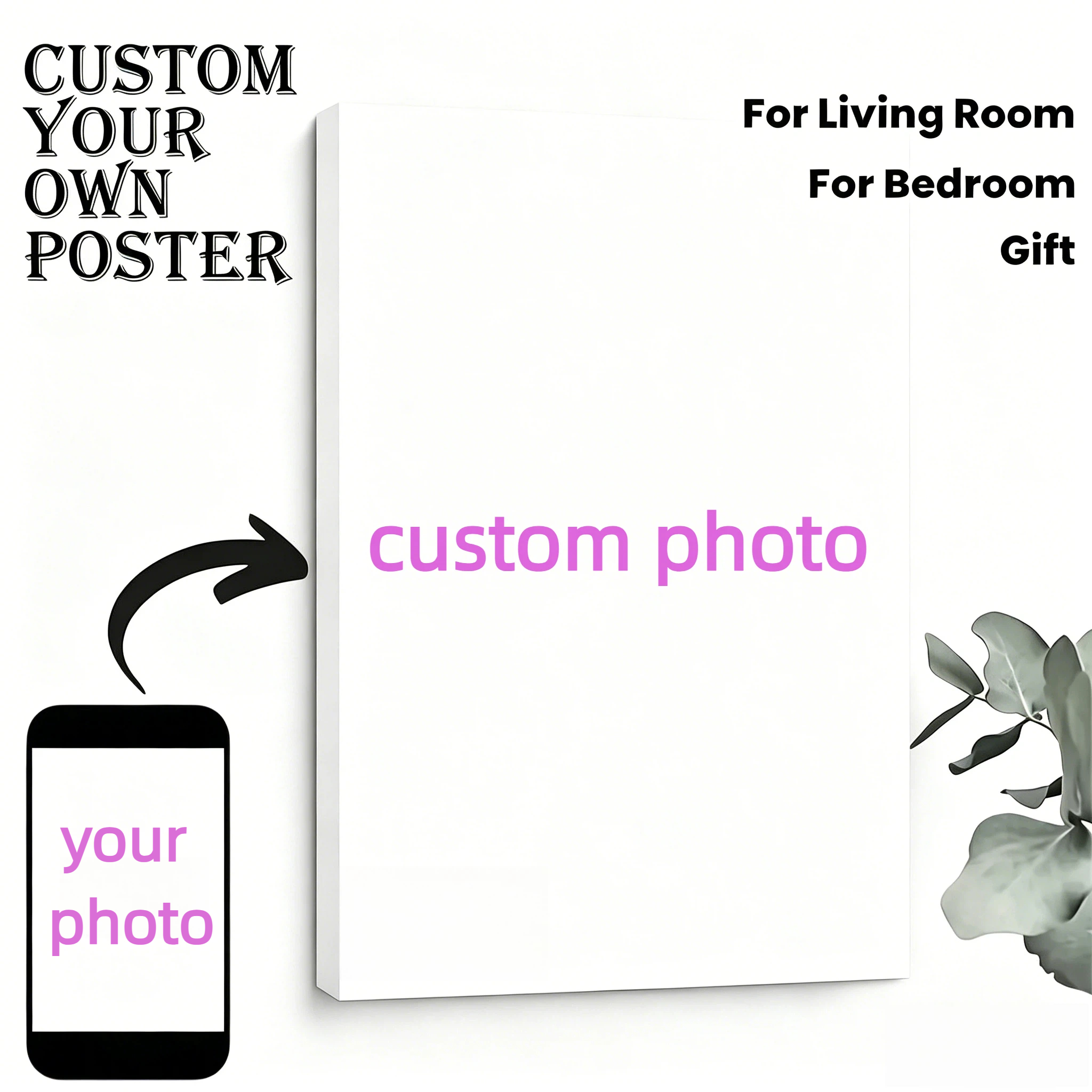 Custom Personal Photo Canvas W - đánh giá và giá Personalized Name Box