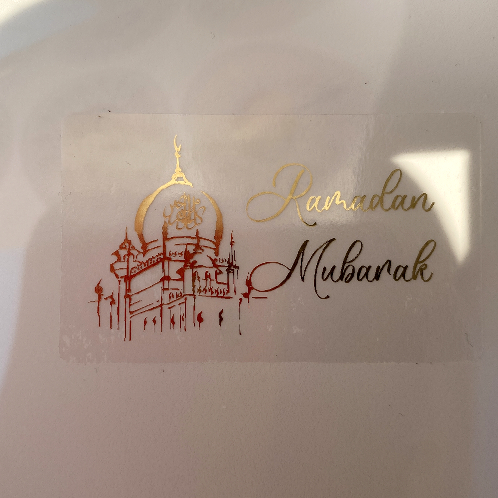 30 Ramadan Mubarak Crescent St - đánh giá và giá Personalised Candle Label