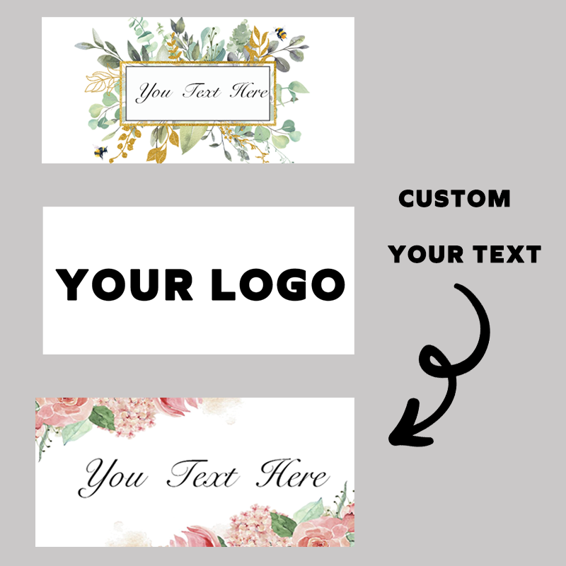 100pcs/pack rectangular sticke - đánh giá và giá Personalised Candle Label