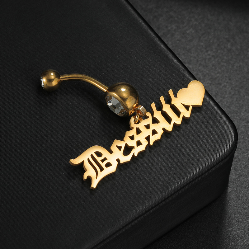 Letdiffery Custom Name Belly B - đánh giá và giá Initial Ring Custom