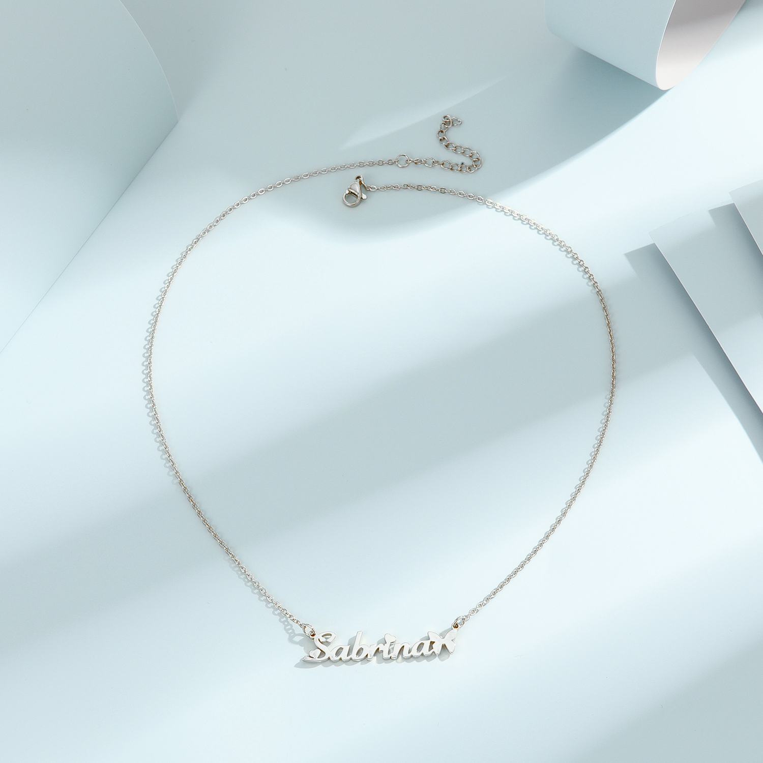 1pc Personalized Butterfly Nam - đánh giá và giá Name Necklace Custom