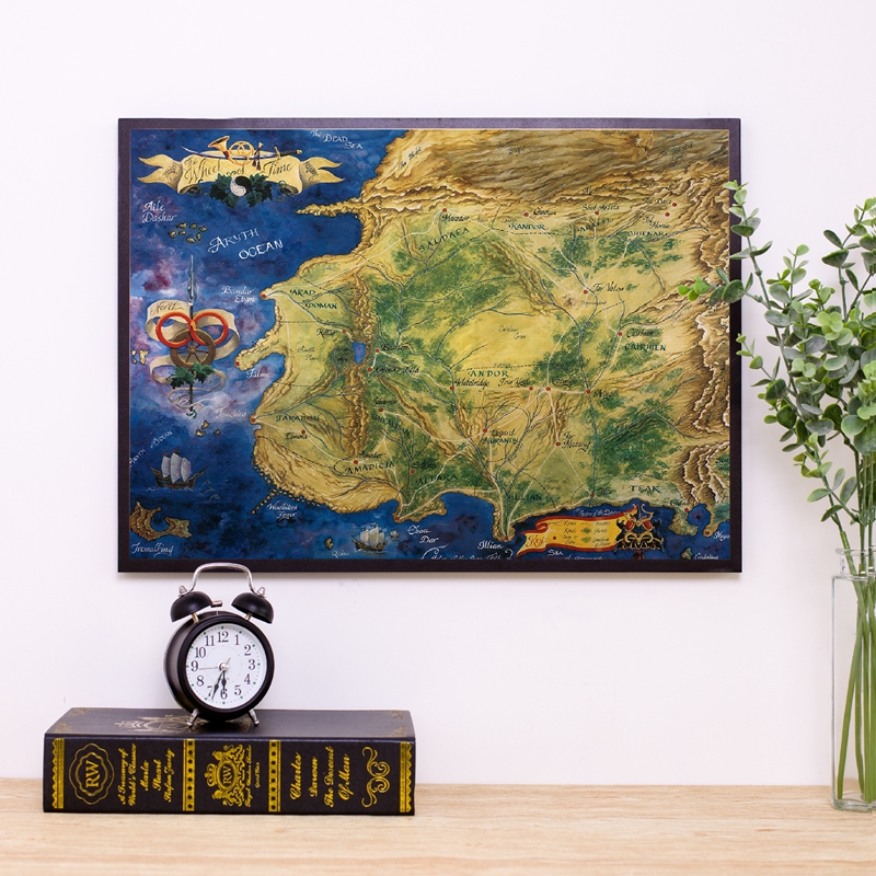 The Wheel of Time Map Poster P - đánh giá và giá Custom Star Map