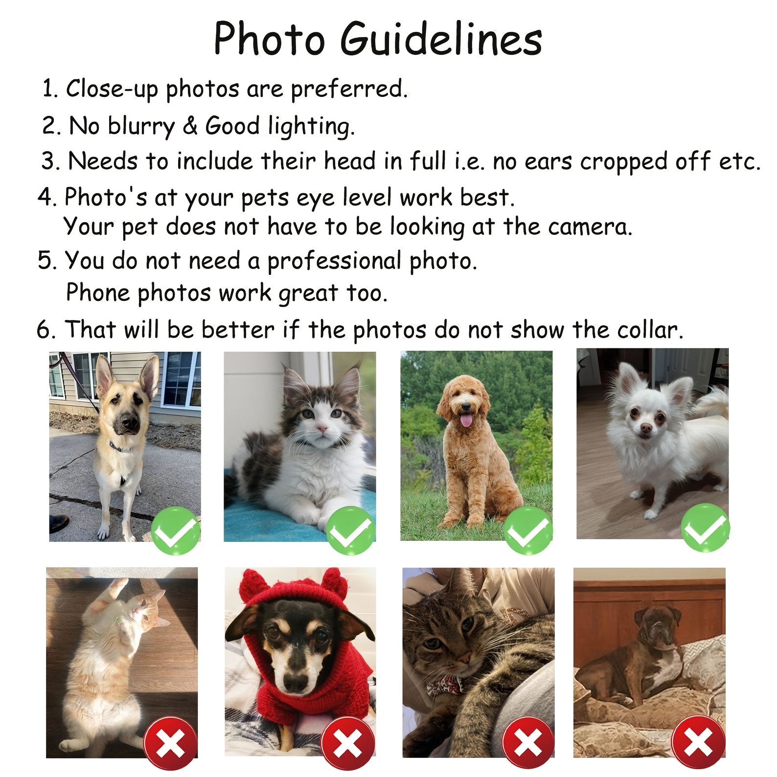 1PC 2D Flat Metal Tin Sign Cus - đánh giá và giá Pet Portrait Custom