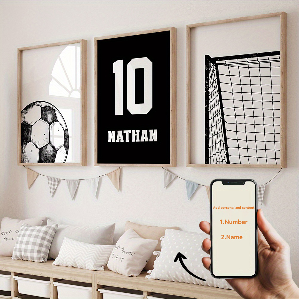 Custom Name and Number Soccer  - đánh giá và giá Personalized Name Box