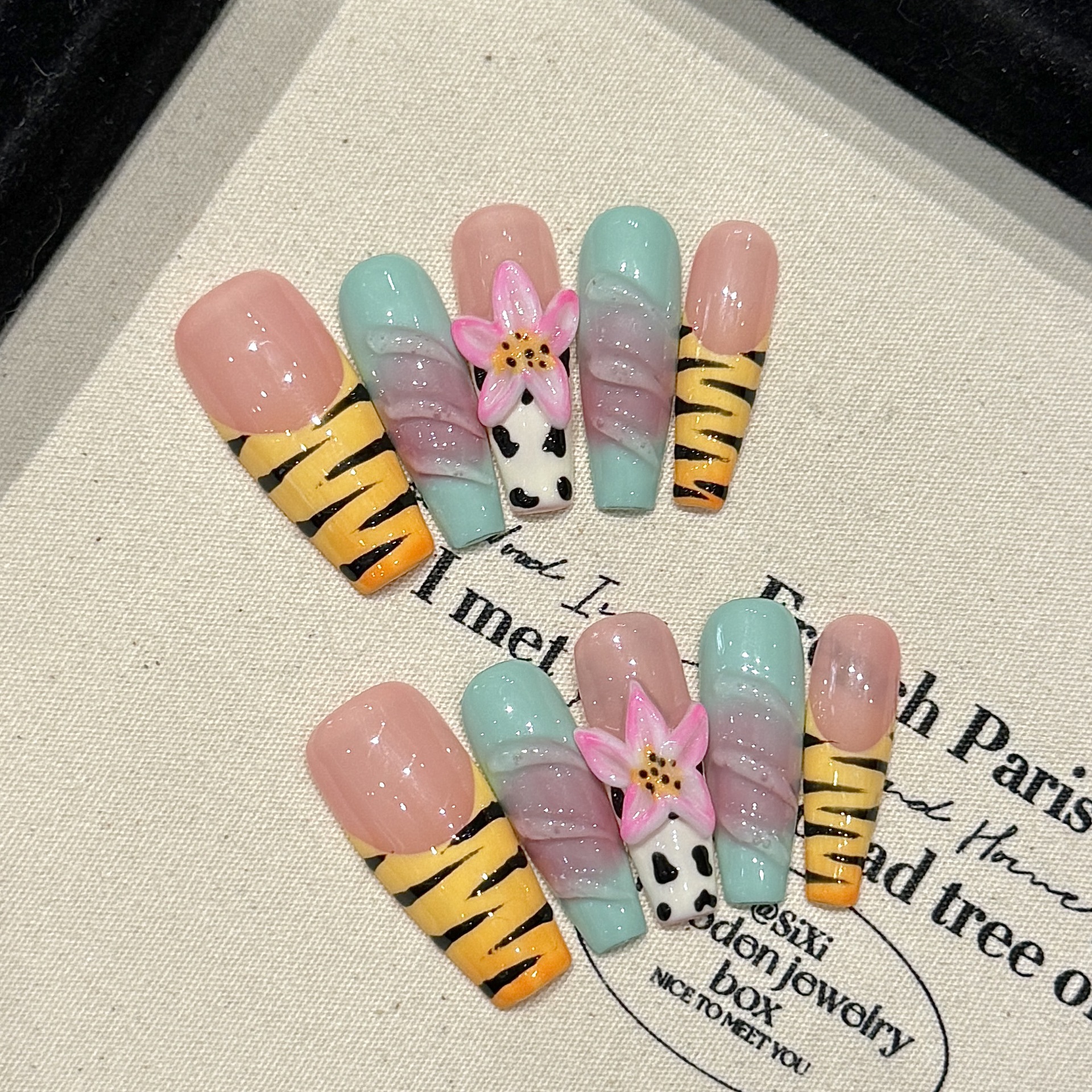 10pcs Pure Hand Pressed Coffin - đánh giá và giá Pressed Flower Art