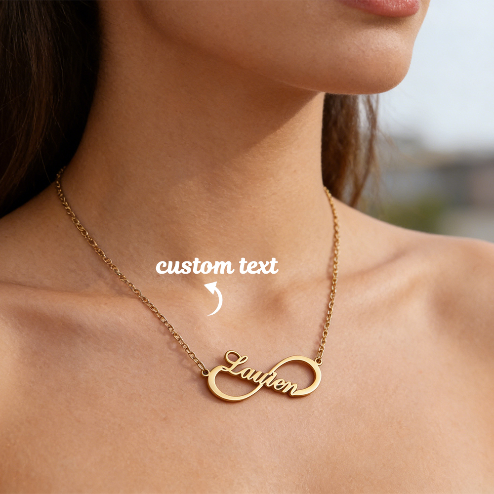 Custom Name Infinity Necklaces - đánh giá và giá Name Necklace Custom