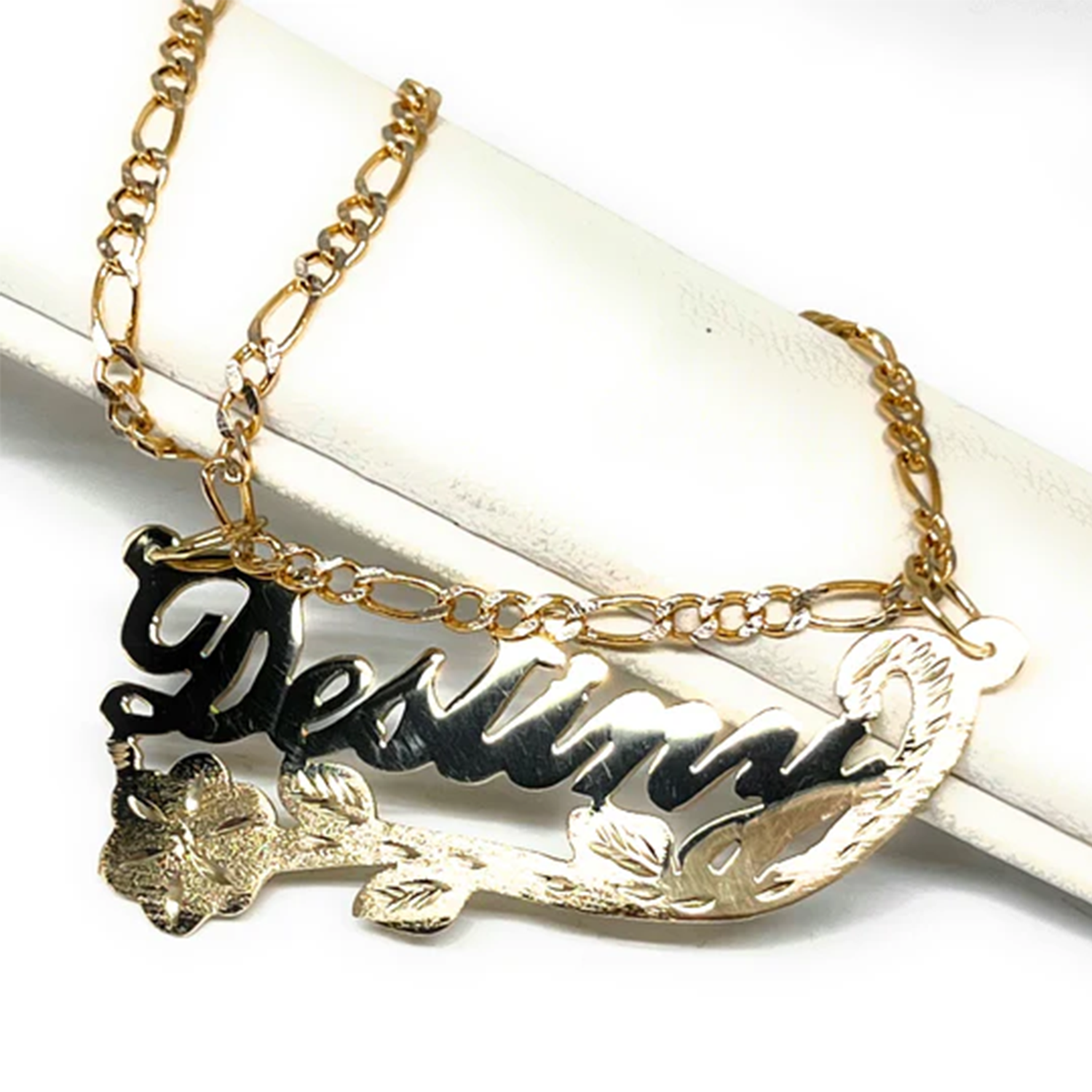 Custom Name Jewelry Retro Styl - đánh giá và giá Birth Flower Necklace
