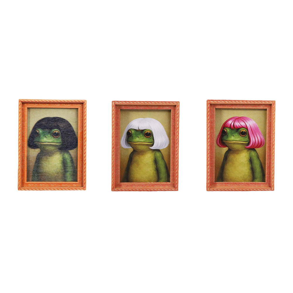 Whimsical Frog Wood Photo Fram - đánh giá và giá Engraved Wood Frame