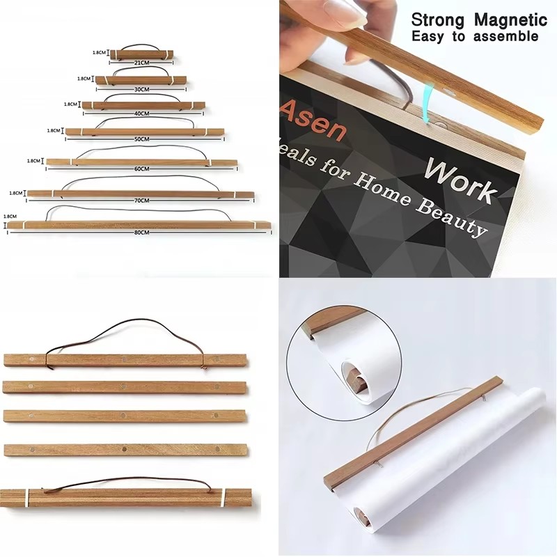 7colors 21-50cm Magnetic Woode - đánh giá và giá Engraved Wood Frame