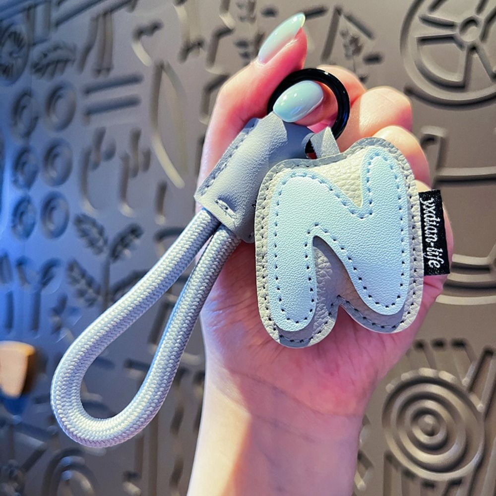 Sweet 26 Letter Keychain PU Le - đánh giá và giá Monogram Keychain Leather