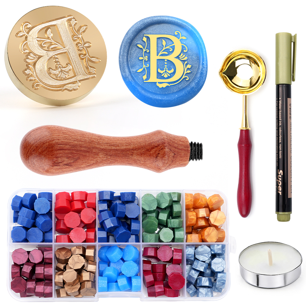A-Z letter Wax Seal Stamp Kit  - đánh giá và giá Wax Seal Letter Kit