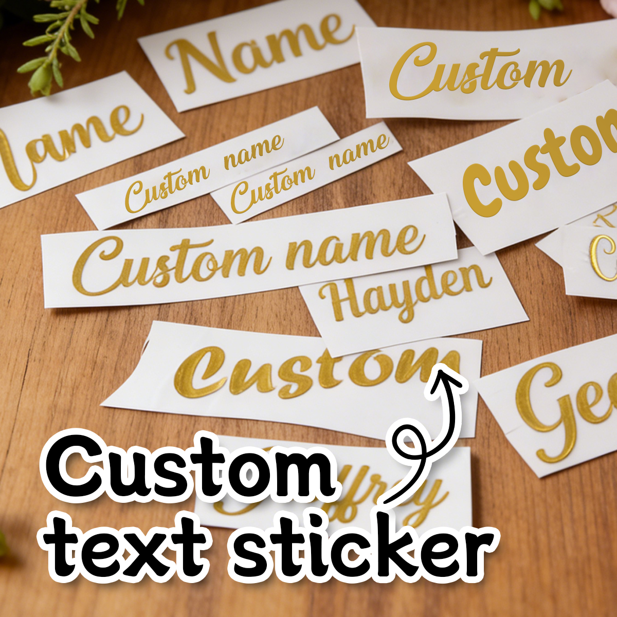 Custom name stickers, custom g - đánh giá và giá Personalised Candle Label