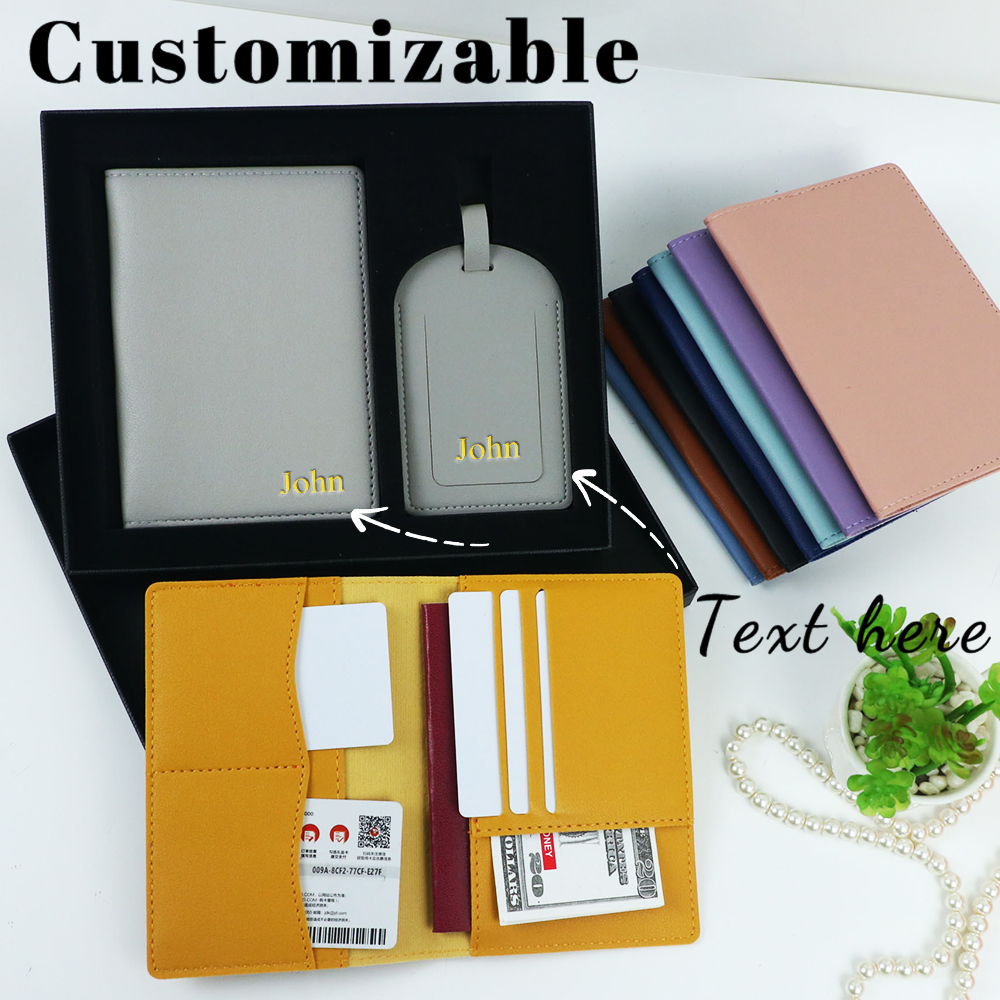 Customized name PU leather pas - đánh giá và giá Personalized Name Box