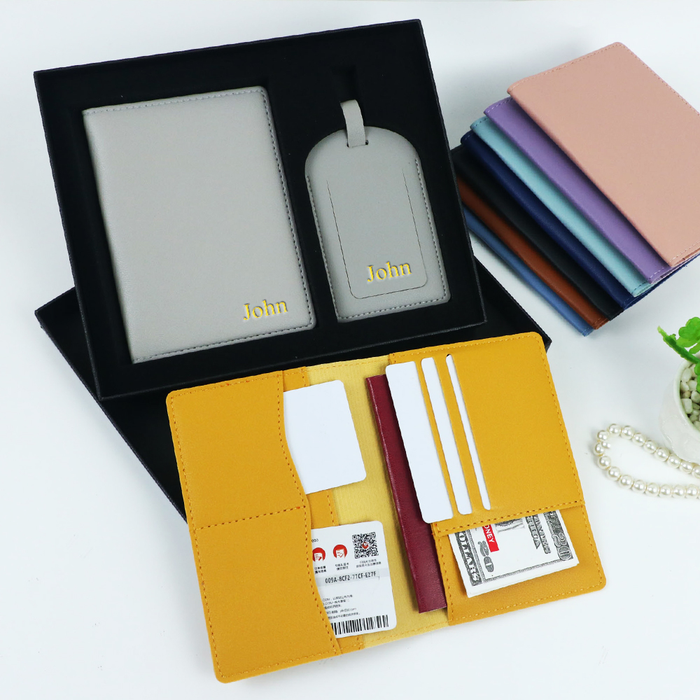 Customized name PU leather pas - đánh giá và giá Personalized Name Box